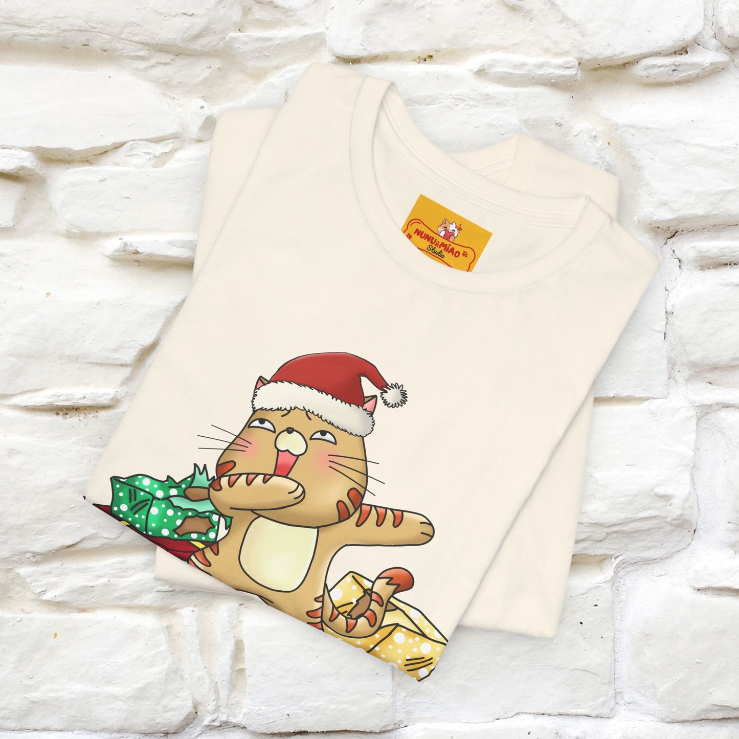 "Santa Claws" |Funny Cat T-Shirt | Nunu&Miao Studio