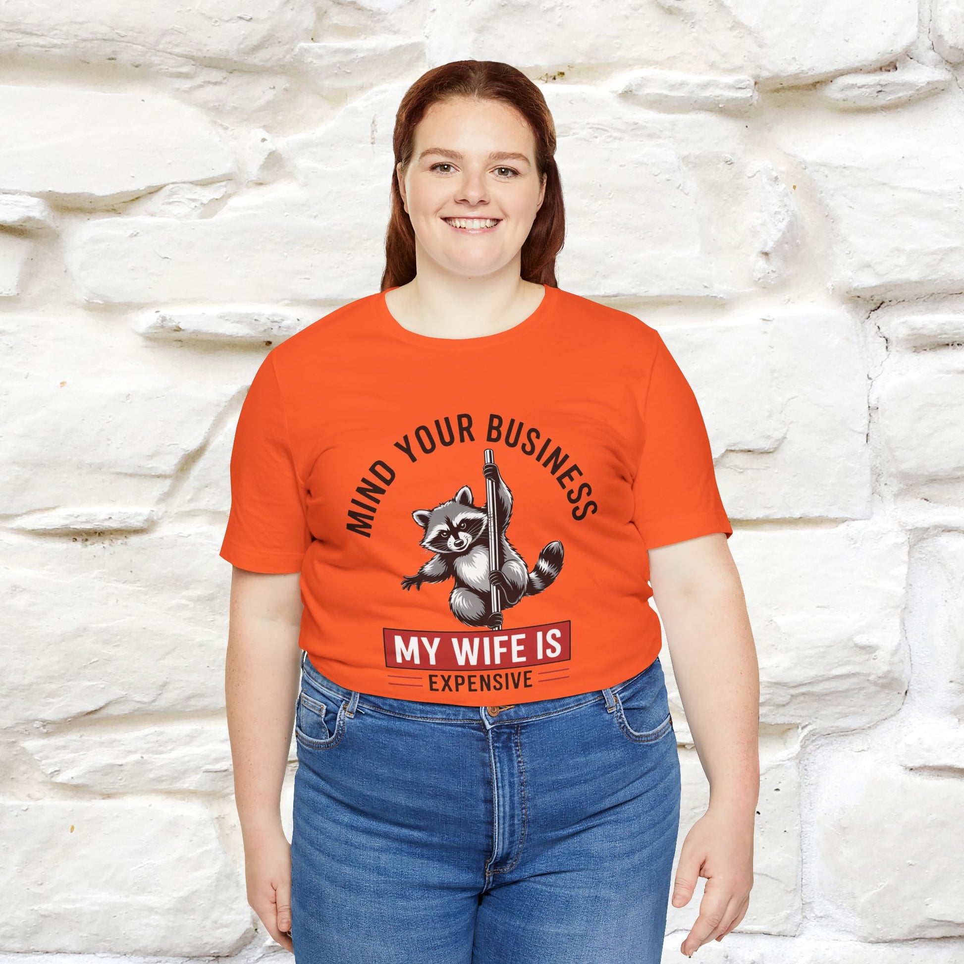 "Mind Your Business My Wife Is Expencive" Funny T-shirt |Nunu&Miao Studio - Nunu&Miao Studio
