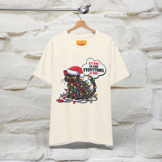 “Everything Is Fine..” | Cat T-Shirt | Nunu&Miao Studio