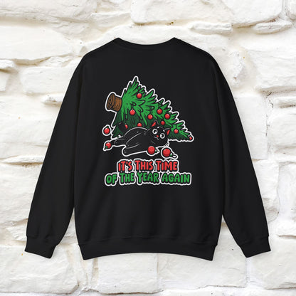 ''It's This Time...Christmas '' |Cat Sweatshirt | Nunu&Miao Studio