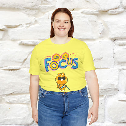 ''Don’t Lose Focus'' Cat T-Shirt | Nunu&Miao Studio - Nunu&Miao Studio