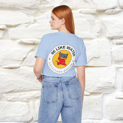 "Be Like Water: Cattitude Master | Cat T-Shirt |Nunu&Miao Studio - Nunu&Miao Studio