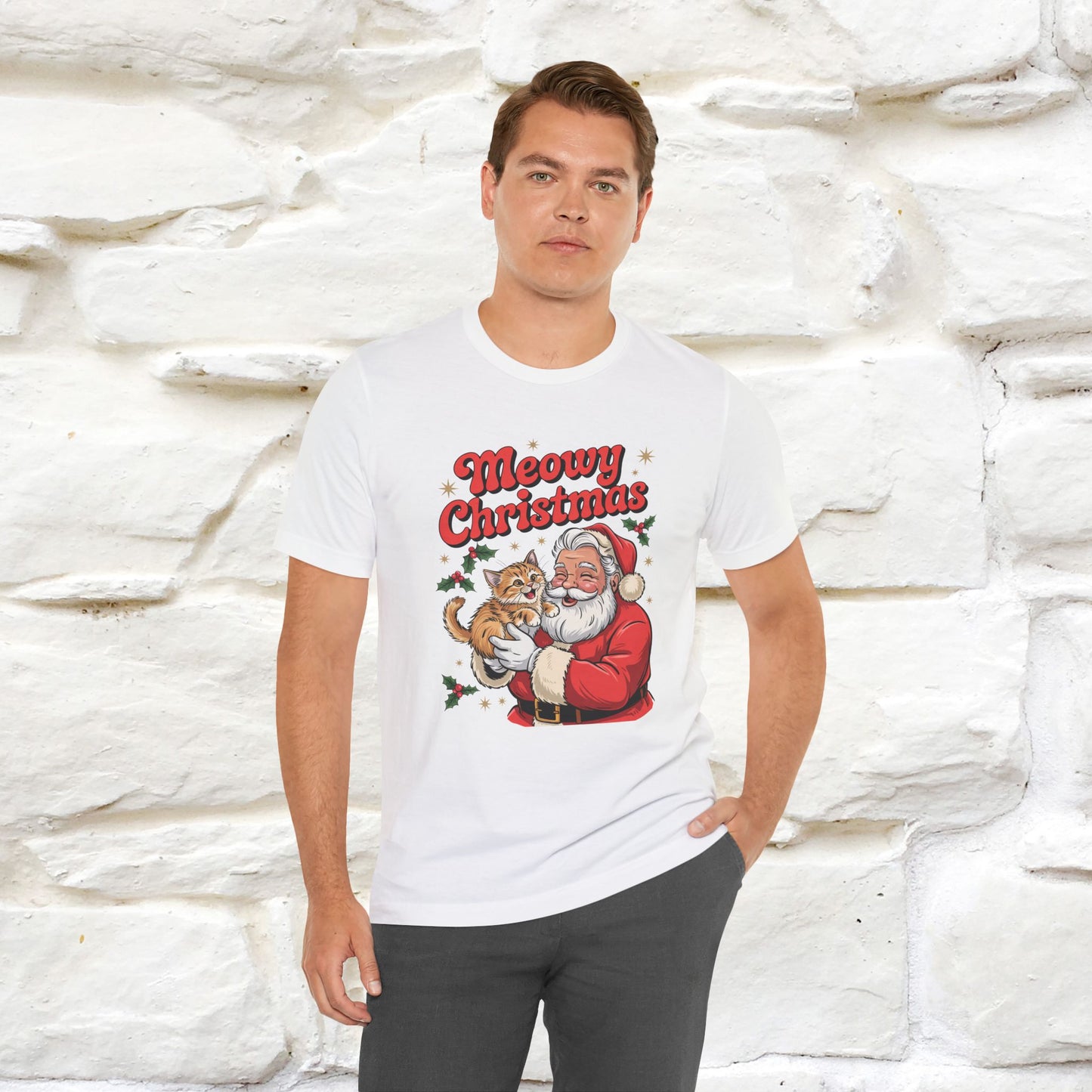 “Meowy Christmas” | Cat T-Shirt | Nunu&Miao Studio