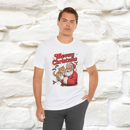 “Meowy Christmas” | Cat T-Shirt | Nunu&Miao Studio
