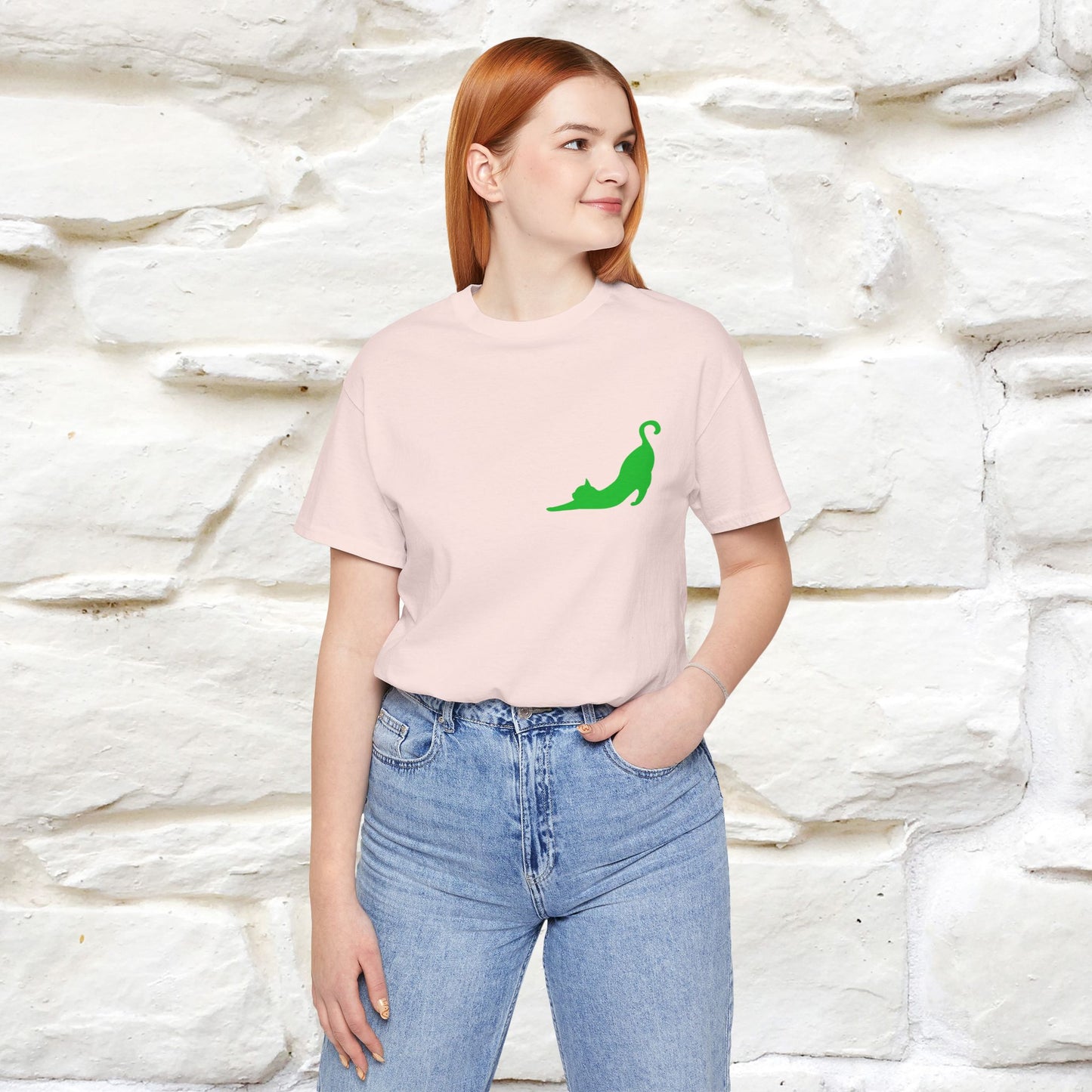 "Take a Deep Breath & Try All Over Again" Cat T-Shirt| Front & Back Design | Nunu&Miao Studio - Nunu&Miao Studio