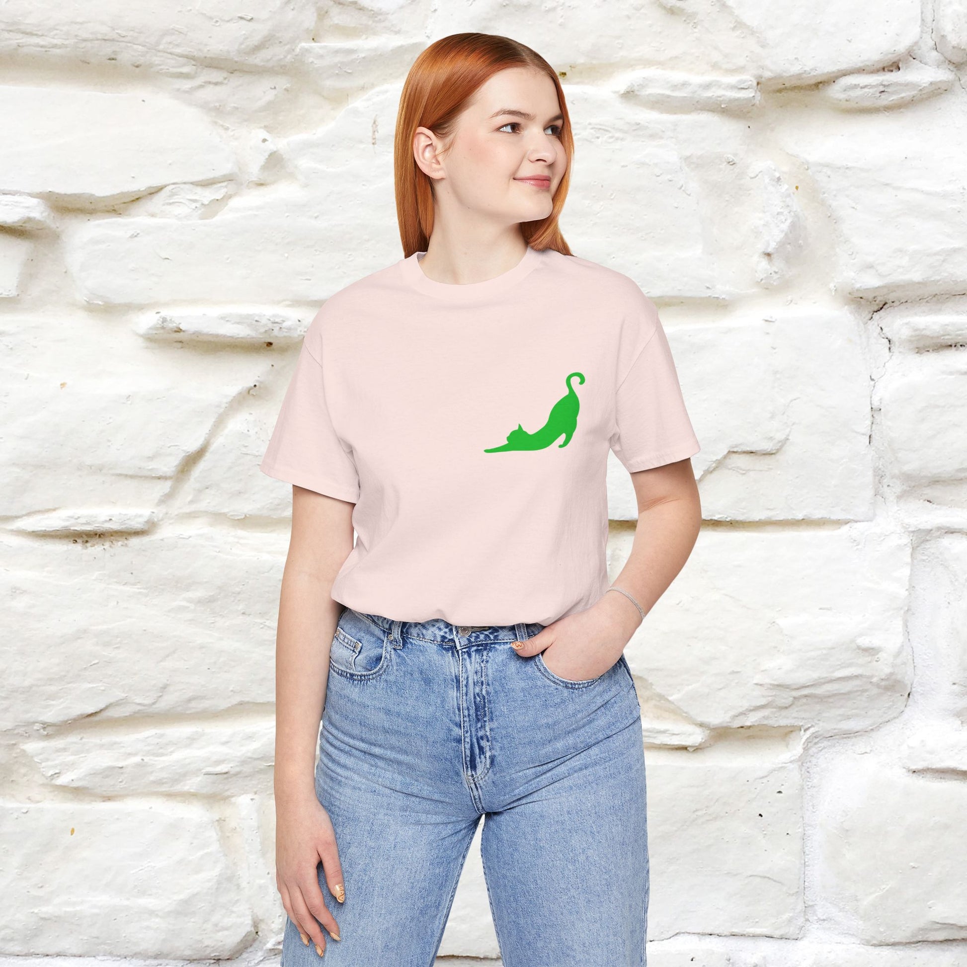 "Take a Deep Breath & Try All Over Again" Cat T-Shirt| Front & Back Design | Nunu&Miao Studio - Nunu&Miao Studio