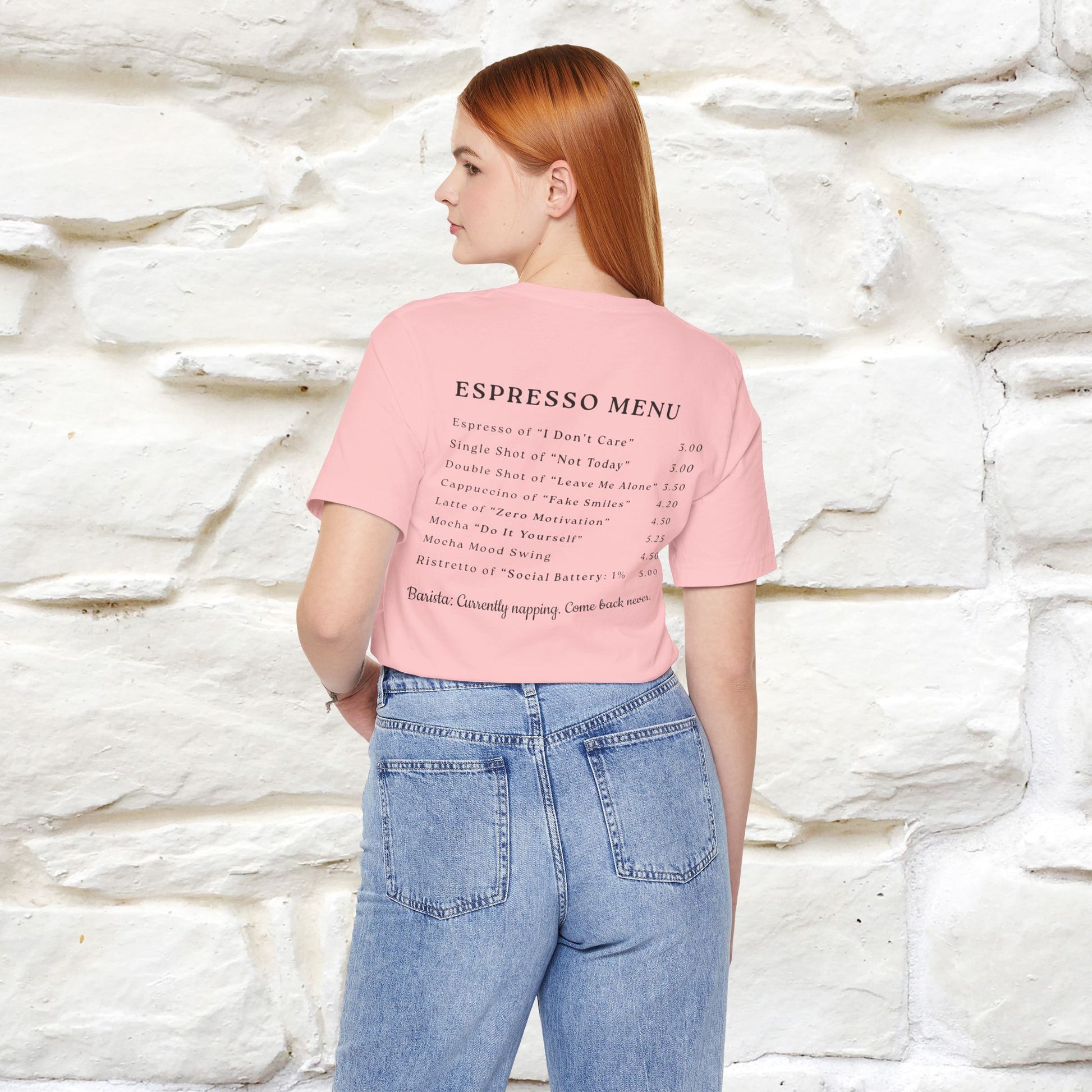 "More Espresso Less Depresso" |Cat T-Shirt | Nunu&Miao Studio - Nunu&Miao Studio