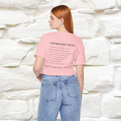 "More Espresso Less Depresso" |Cat T-Shirt | Nunu&Miao Studio - Nunu&Miao Studio