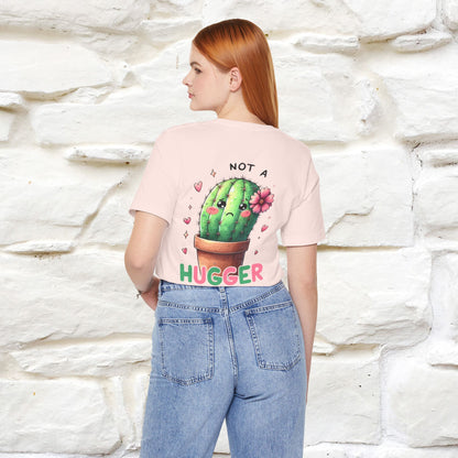 "Not A Hugger" |Funny T-Shirt | Front & Back Design|Nunu&Miao Studio - Nunu&Miao Studio