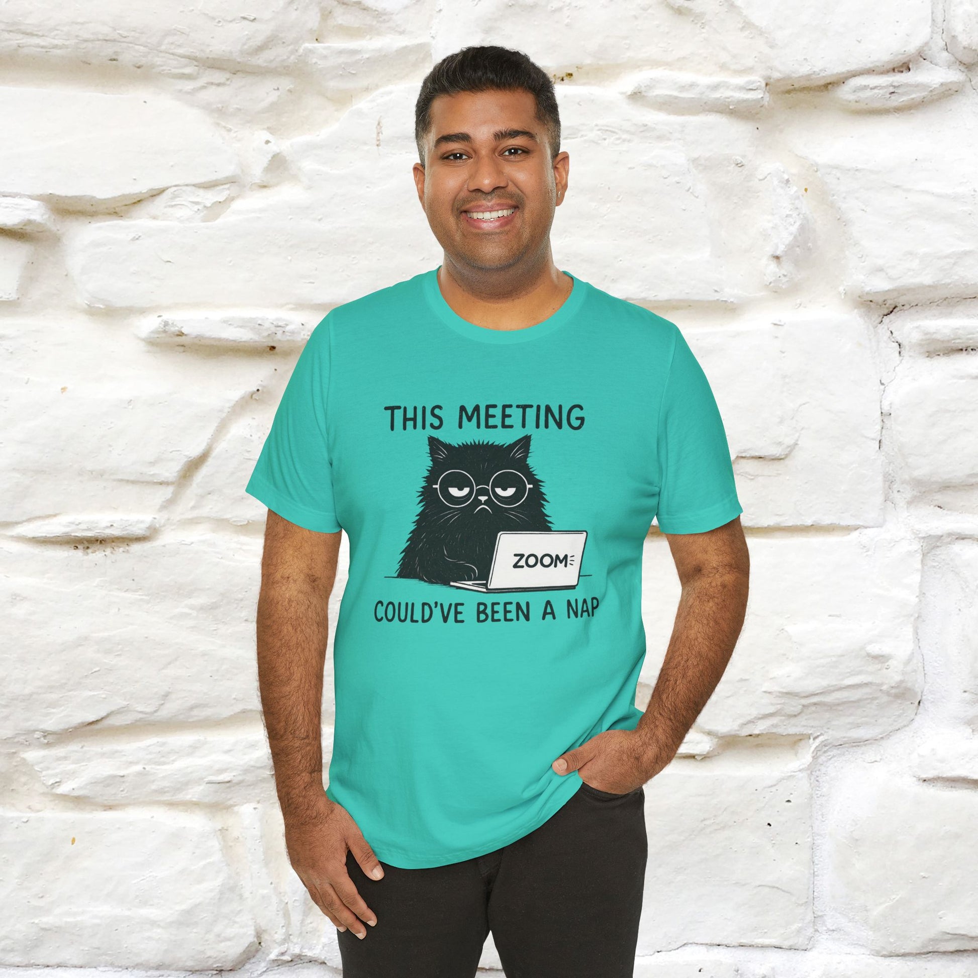 "This Meeting Could've Been a Nap" | Sarcastic Cat T-Shirt | Nunu&Miao Studio - Nunu&Miao Studio