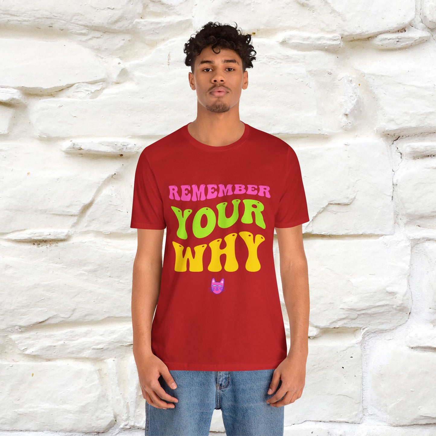 "Remember Your Why" |Cat T-Shirt | Nunu&Miao Studio - Nunu&Miao Studio