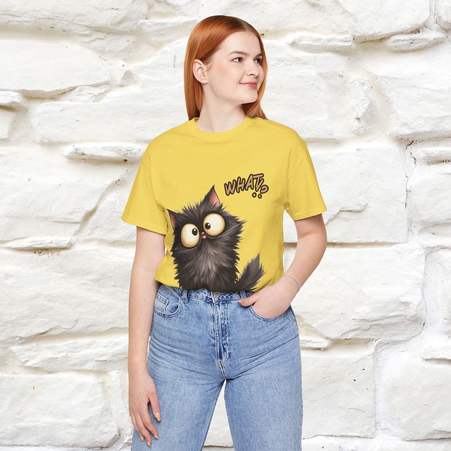 ''What ?'' | Cat T-Shirt  | Nunu&Miao Studio - Nunu&Miao Studio