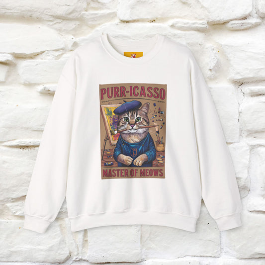 "Purr-icasso.'' |Cat Sweatshirt | Nunu&Miao Studio