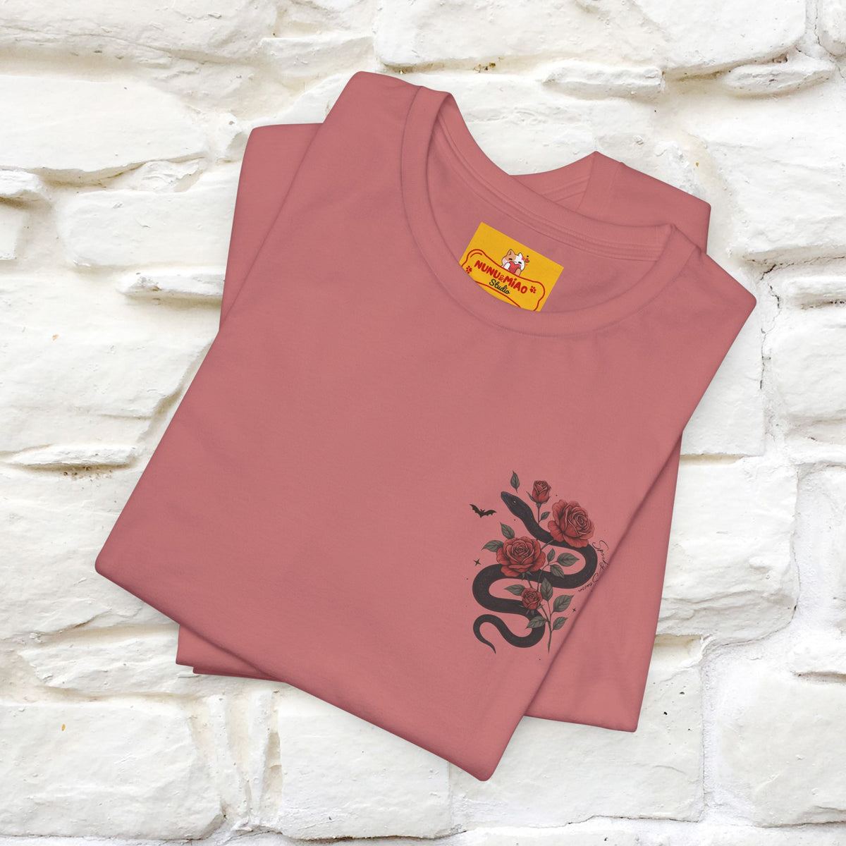 "The Rose and The Snake " Halloween T-shirt |Nunu&Miao Studio