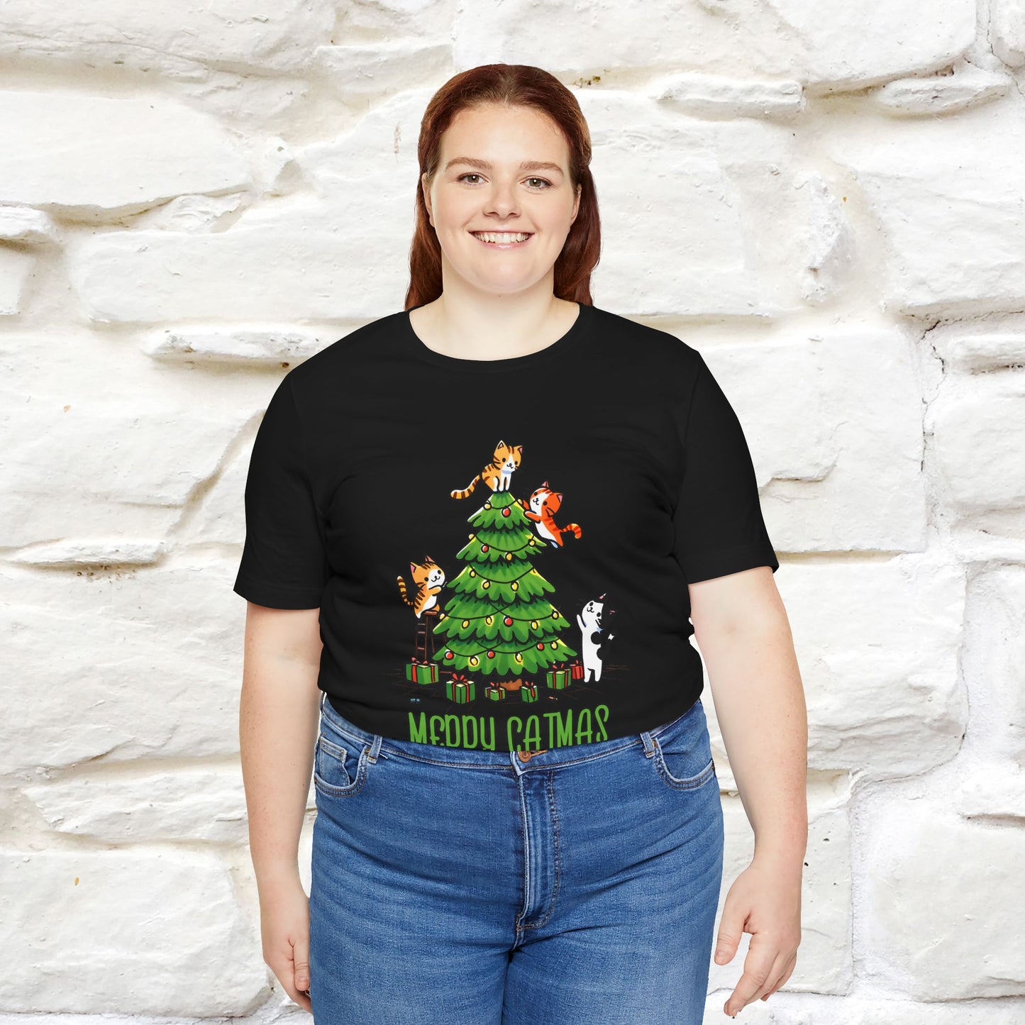 ''Merry Catmas'' | Cattitude Christmas Tee| Nunu&Miao Studio - Nunu&Miao Studio