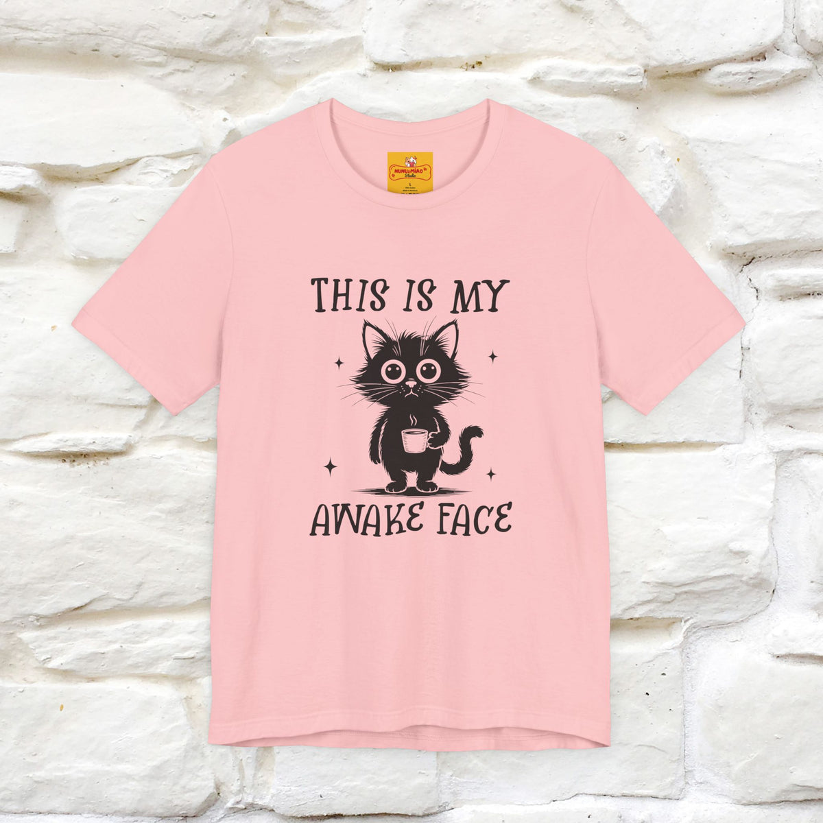 "This is My Awake Face" Cat T-Shirt | Funny Design | Nunu&Miao Studio