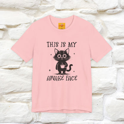"This is My Awake Face" Cat T-Shirt | Funny Design | Nunu&Miao Studio