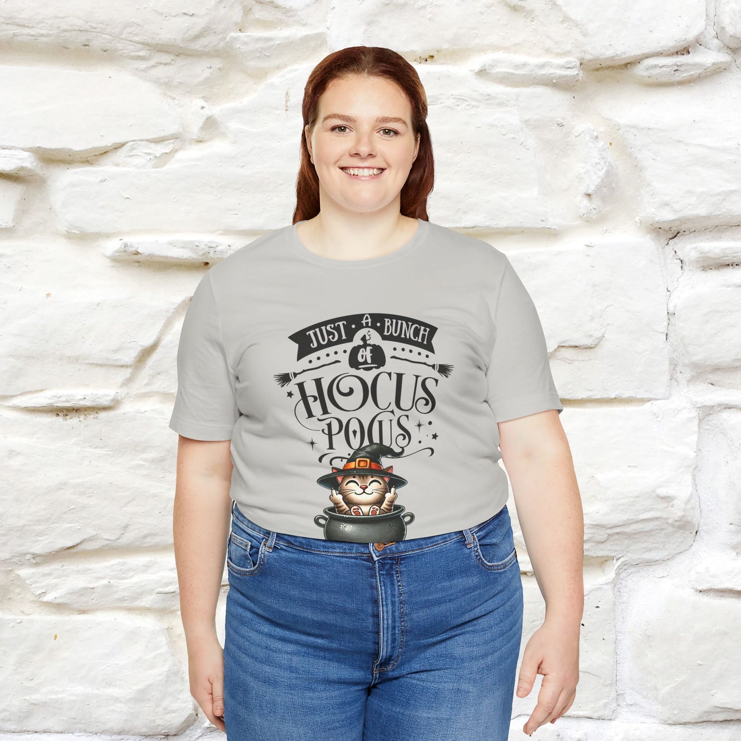 "Just A Bunch Of Hocus Pocus" Cat  T-shirt |Nunu&Miao Studio - Nunu&Miao Studio