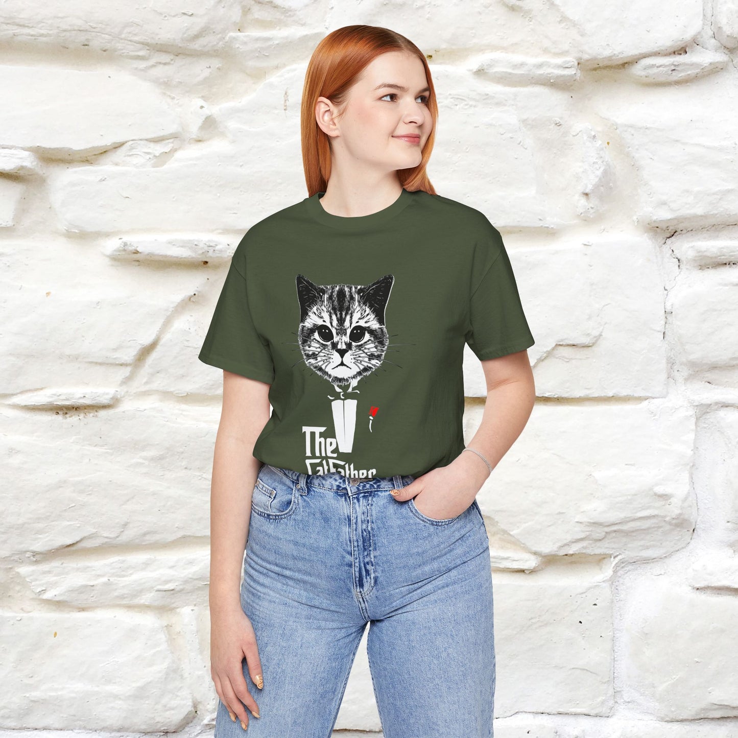 ''The Cat Father T-Shirt''| Iconic Cat Lover Tee | Nunu&Miao Studio - Nunu&Miao Studio
