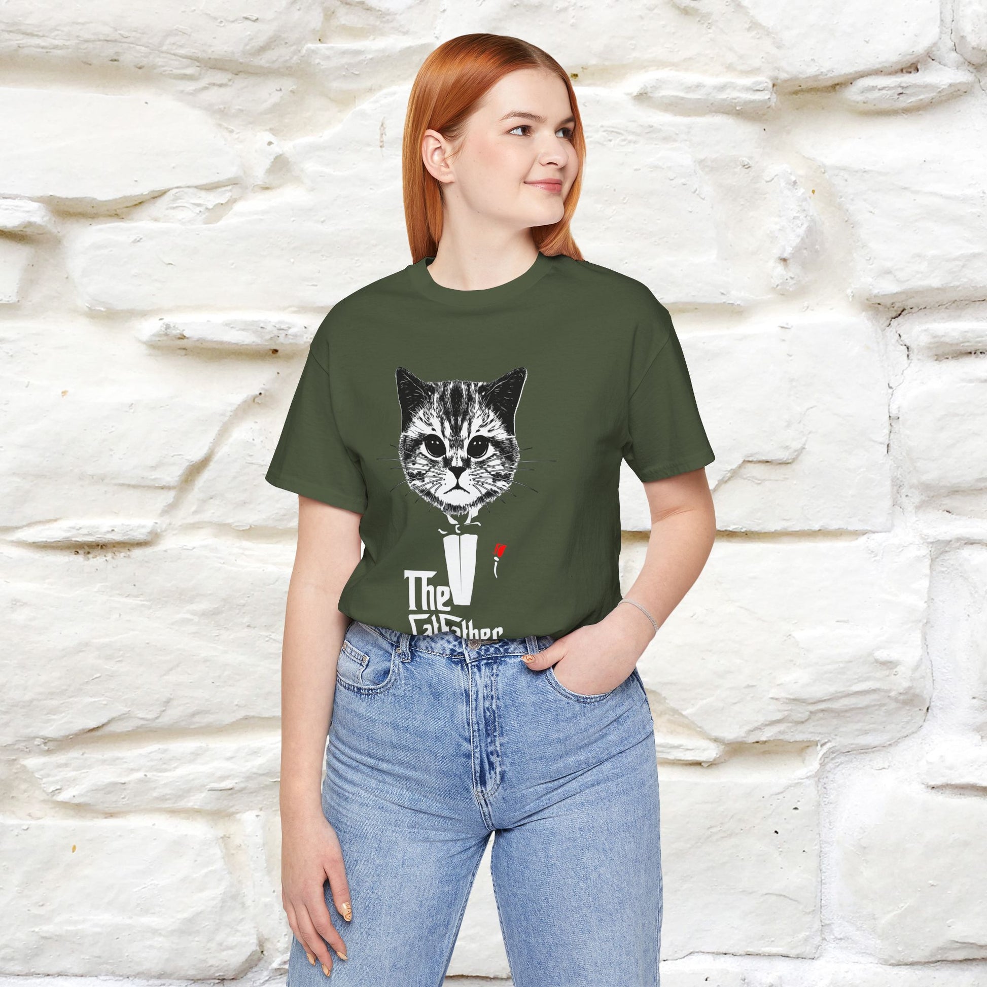 ''The Cat Father T-Shirt''| Iconic Cat Lover Tee | Nunu&Miao Studio - Nunu&Miao Studio