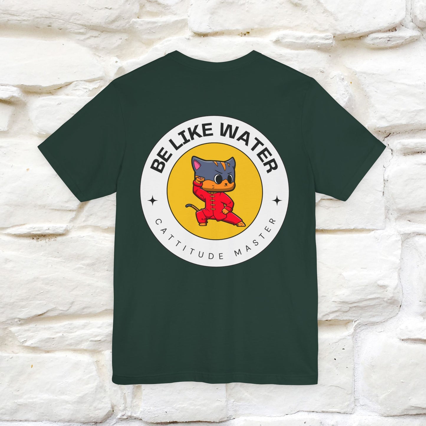 "Be Like Water: Cattitude Master | Cat T-Shirt |Nunu&Miao Studio - Nunu&Miao Studio