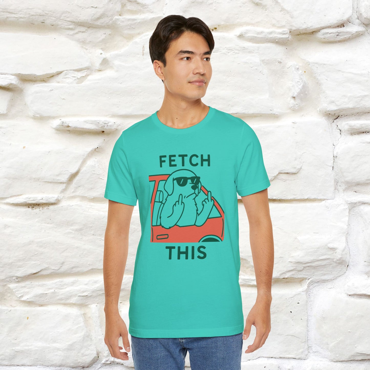 "Fetch This" Funny Dog T-shirt |Nunu&Miao Studio - Nunu&Miao Studio