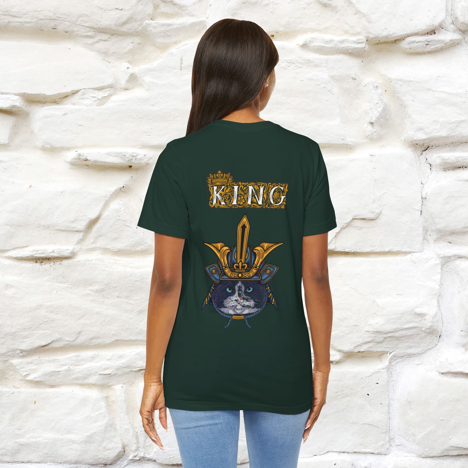 'King Cat: Majestic Cat'' | Front & Back Design | Nunu&Miao Studio - Nunu&Miao Studio
