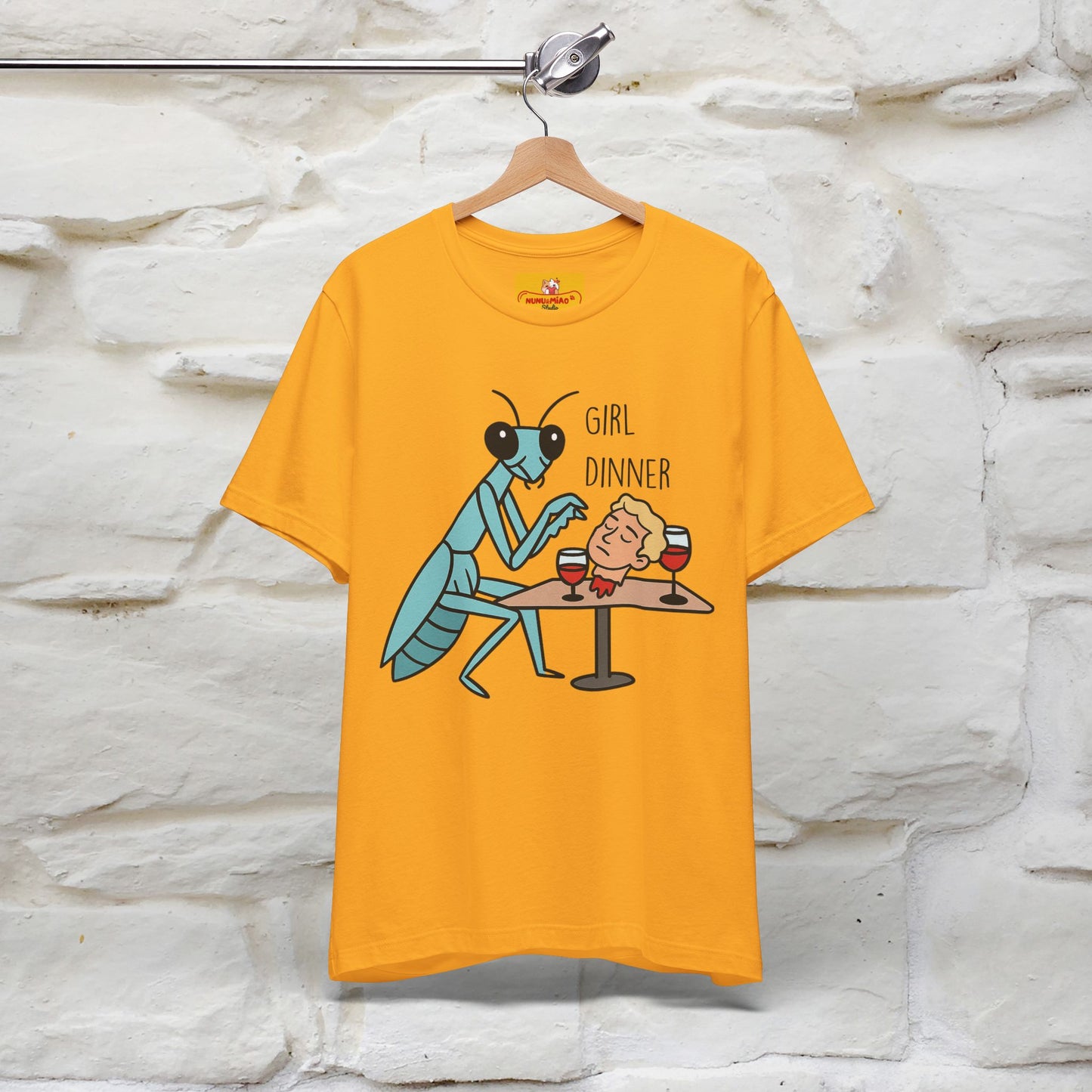 "Girl Dinner" Funny T-shirt |Nunu&Miao Studio - Nunu&Miao Studio