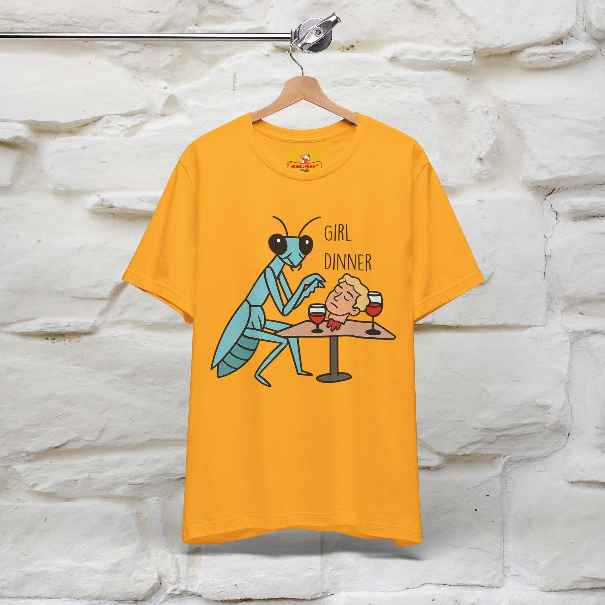 "Girl Dinner" Funny T-shirt |Nunu&Miao Studio - Nunu&Miao Studio