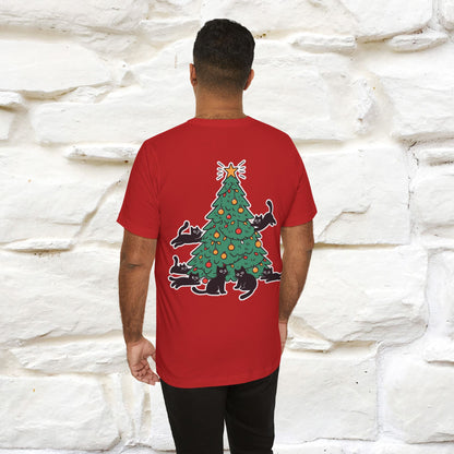 “Cat Christmas Tree” | Cat T-Shirt | Nunu&Miao Studio