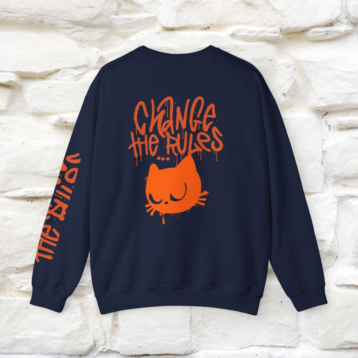 "Change The Rules'' |Cat Sweatshirt | Nunu&Miao Studio