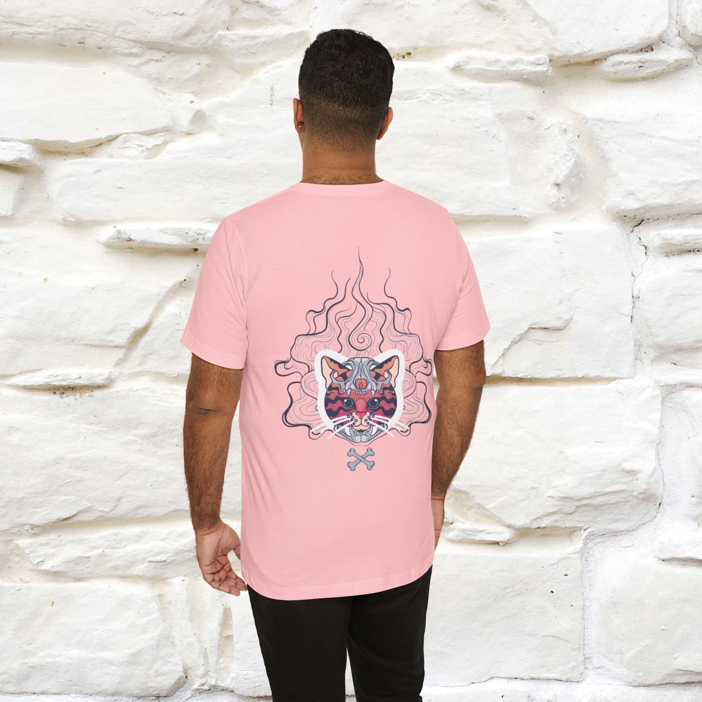 ''Air Fire Cat'' | Cat T-Shirt Front and Back Design | Nunu&Miao Studio - Nunu&Miao Studio