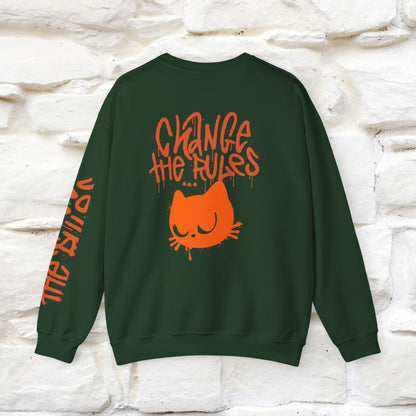 "Change The Rules'' |Cat Sweatshirt | Nunu&Miao Studio