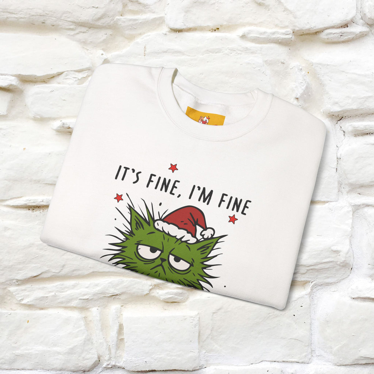 ''It's Fine, Iam Fine...'' |Christmas Sweatshirt | Nunu&Miao Studio