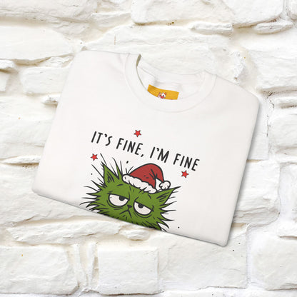 ''It's Fine, Iam Fine...'' |Christmas Sweatshirt | Nunu&Miao Studio