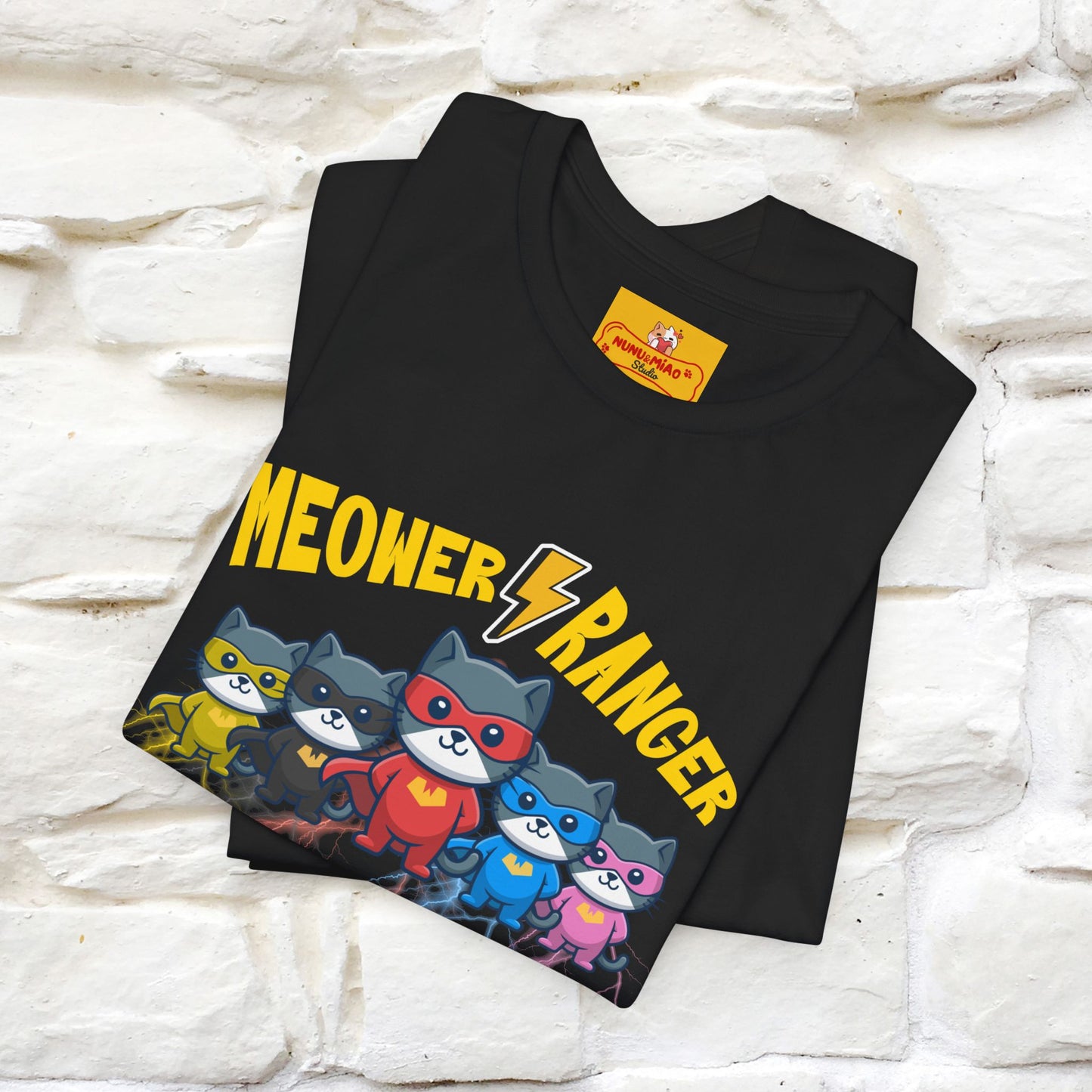 ''Meower Ranger''| CatT-Shirt | Nunu&Miao Studio - Nunu&Miao Studio