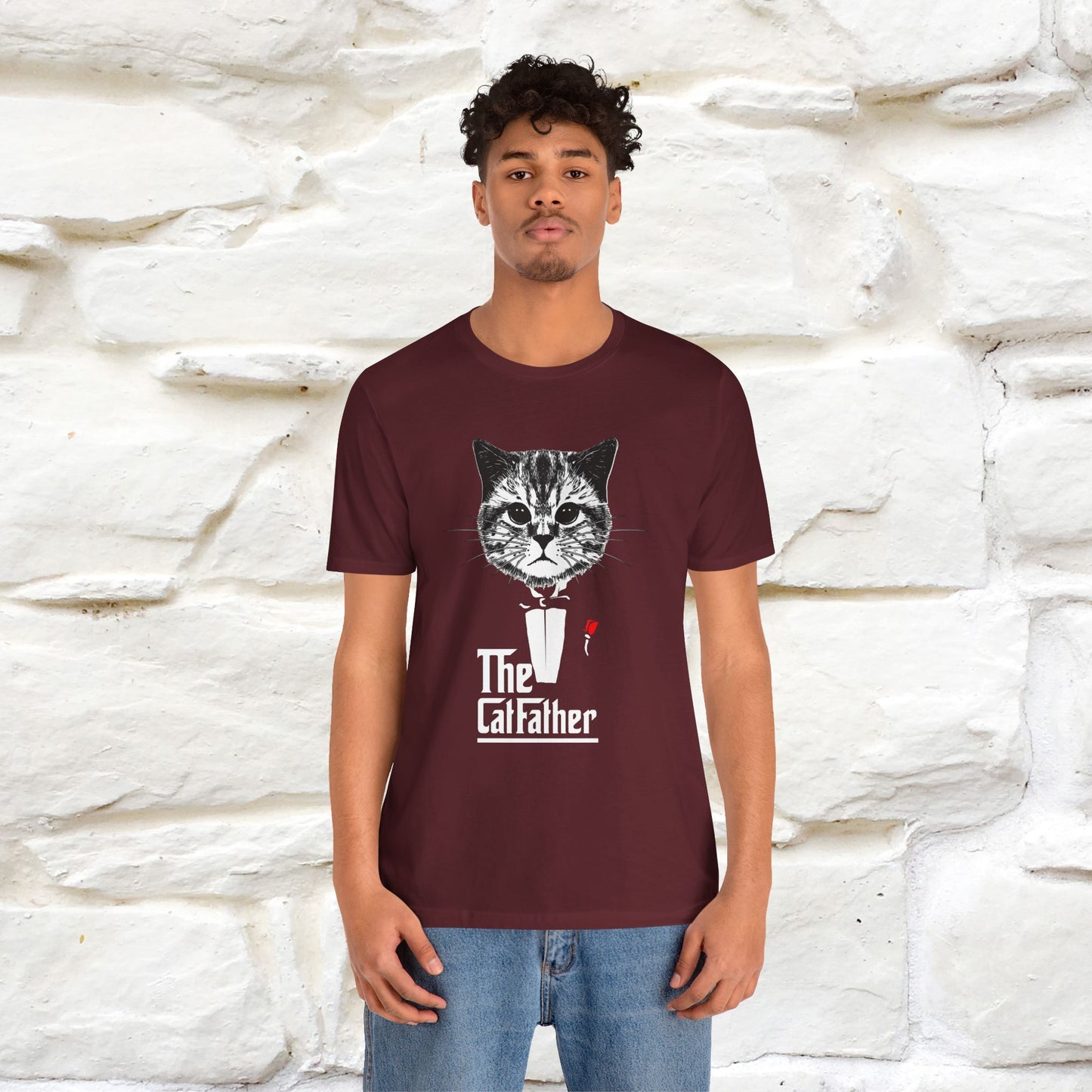 ''The Cat Father T-Shirt''| Iconic Cat Lover Tee | Nunu&Miao Studio - Nunu&Miao Studio