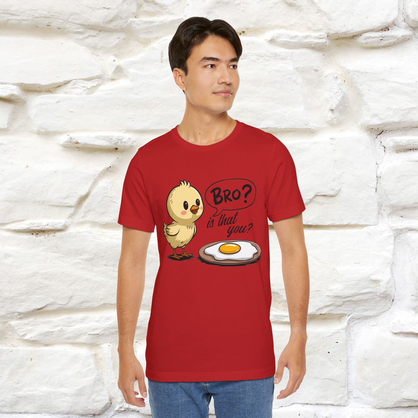 "Bro Is That You?" Funny Chicken T-shirt |Nunu&Miao Studio - Nunu&Miao Studio