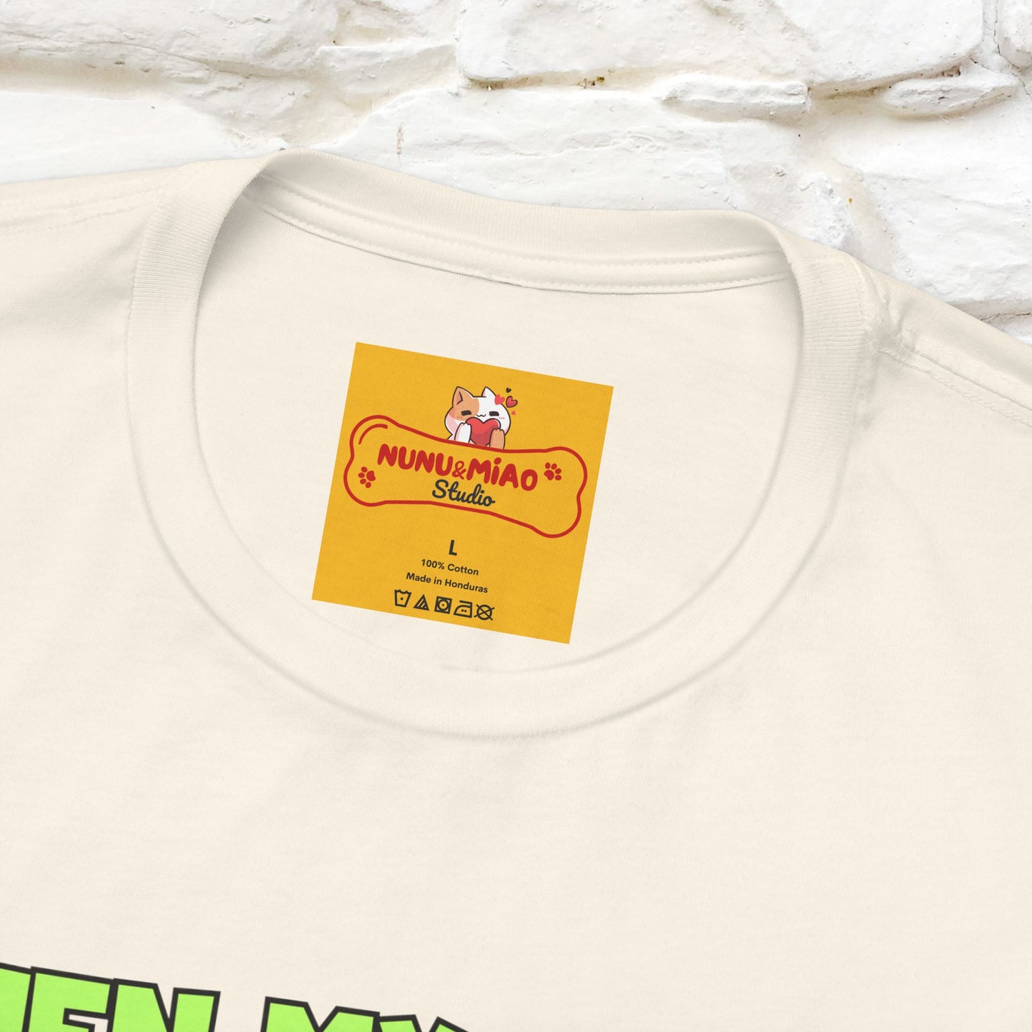 "When My Sister Cooks" Funny Cat  T-shirt |Nunu&Miao Studio - Nunu&Miao Studio