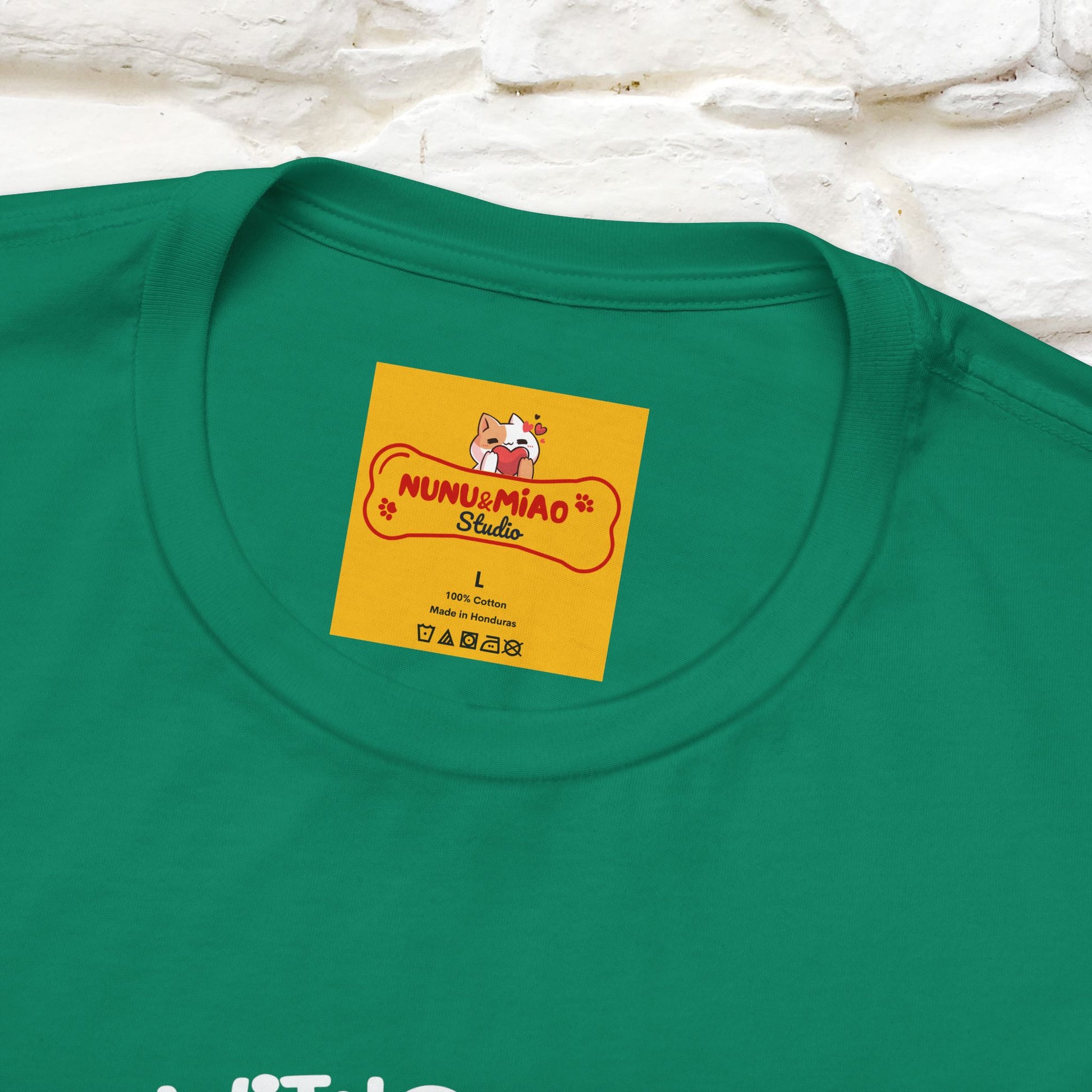 "Without My Cats and Coffee, My Heart Would Be Empty" Cat T-shirt | Nunu&Miao Studio - Nunu&Miao Studio