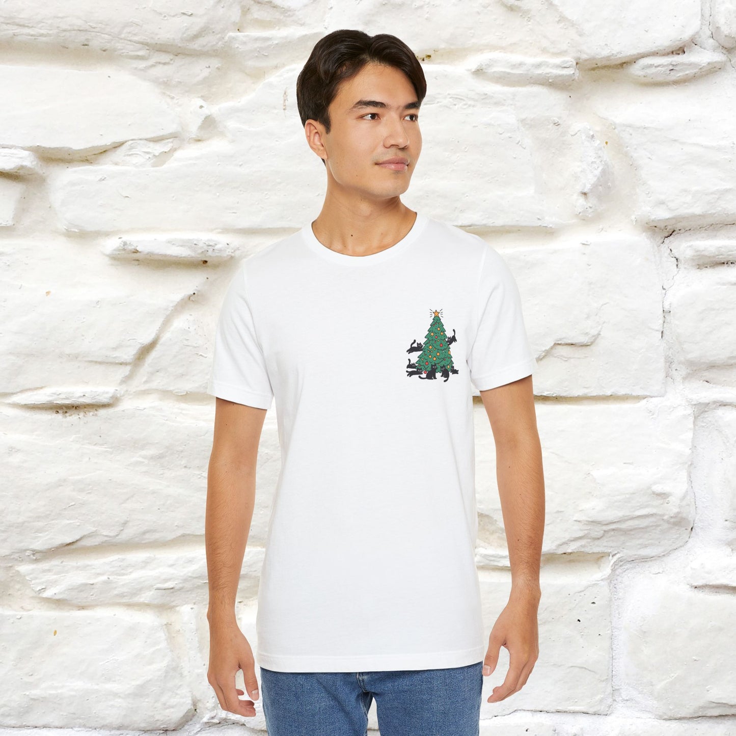 “Cat Christmas Tree” | Cat T-Shirt | Nunu&Miao Studio