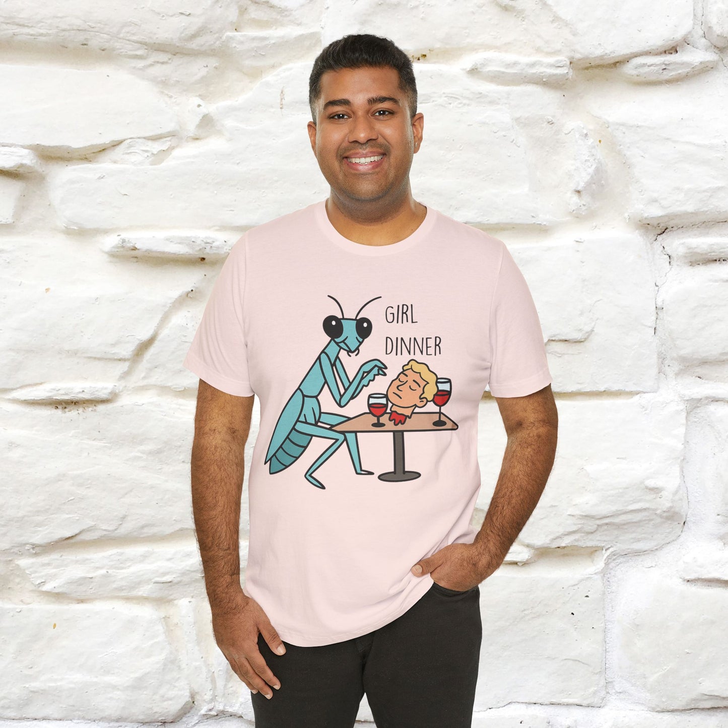 "Girl Dinner" Funny T-shirt |Nunu&Miao Studio - Nunu&Miao Studio
