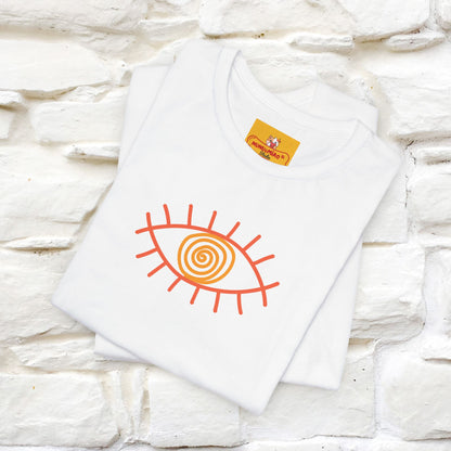 "The Hypnotic Meow'' Cat T-Shirt Front and Back Design | Nunu&Miao Studio - Nunu&Miao Studio