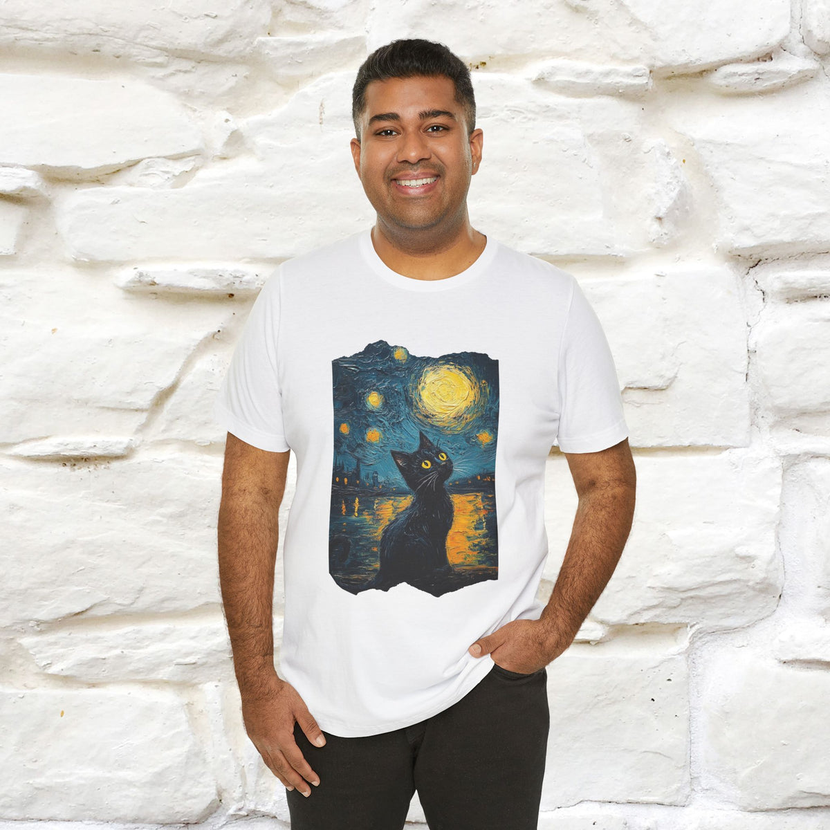 “Miaoolight.” | Cat T-Shirt | Front & Back Design | Nunu&Miao Studio