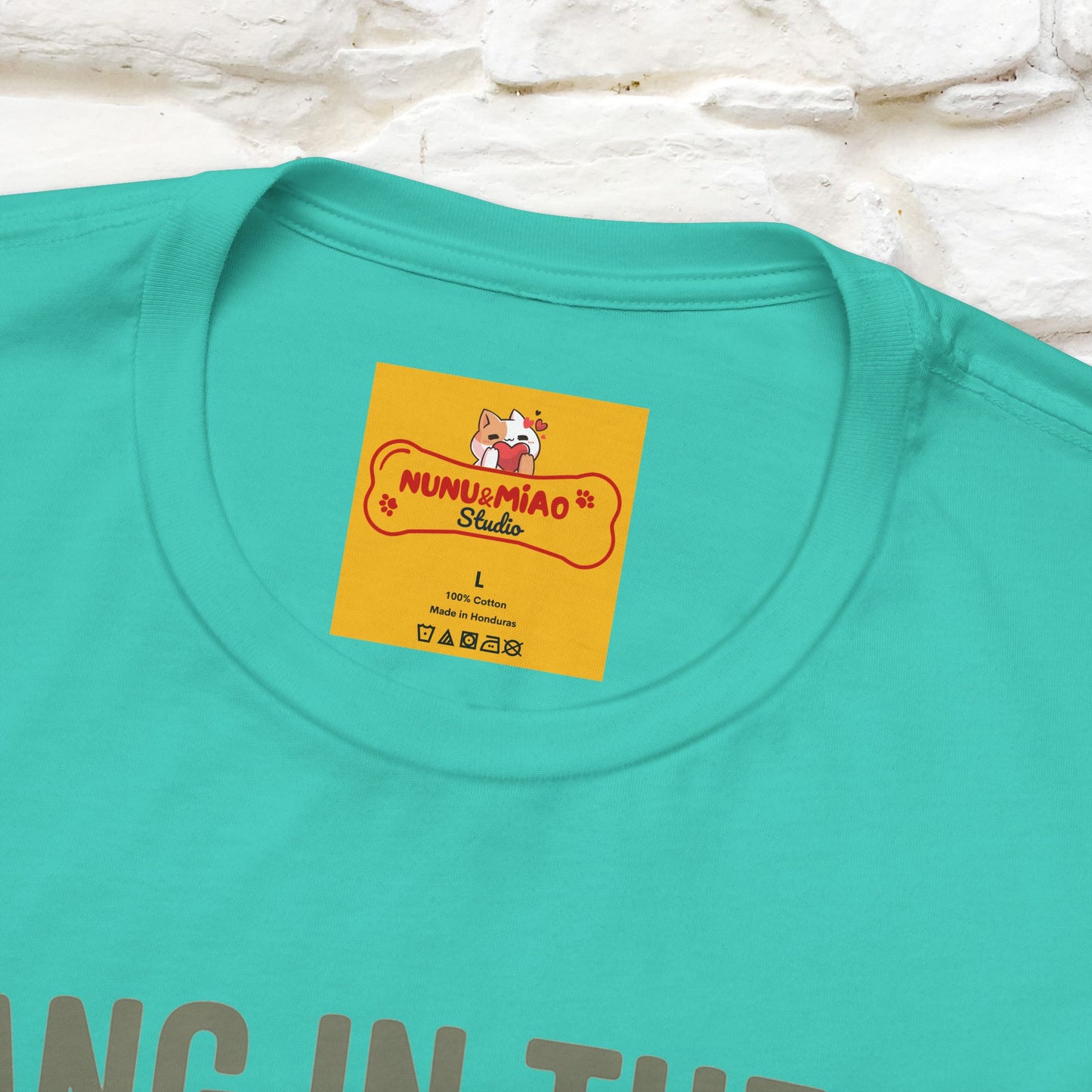 "Hang In There" Funny T-shirt |Nunu&Miao Studio - Nunu&Miao Studio
