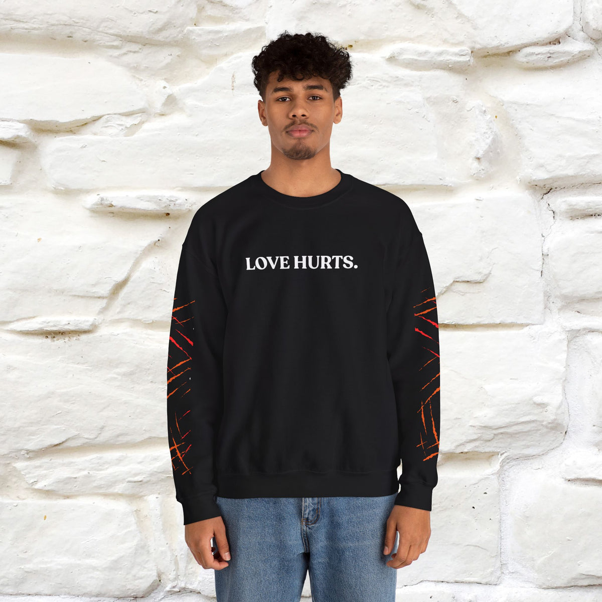 -'Love Hurt'' | Cat Sweatshirt | Nunu&Miao Studio