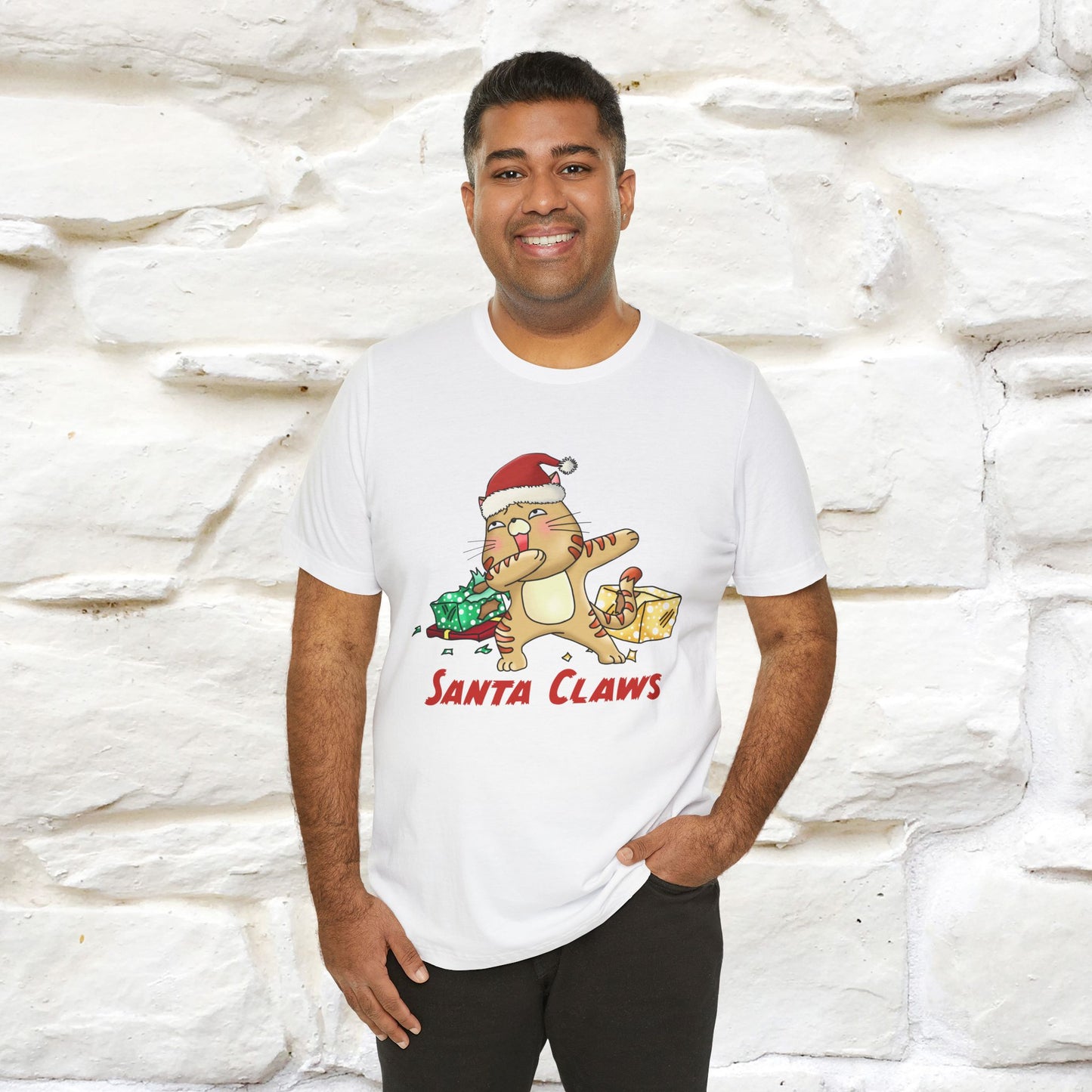 "Santa Claws" |Funny Cat T-Shirt | Nunu&Miao Studio