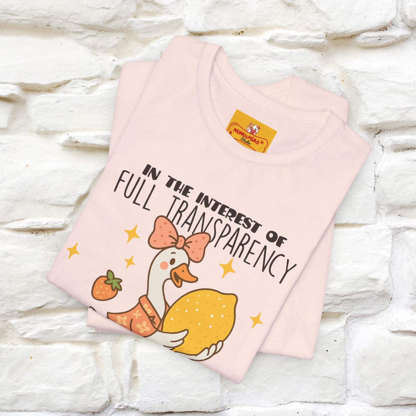 "It Was Not Easy Peasy" Funny T-shirt |Nunu&Miao Studio - Nunu&Miao Studio