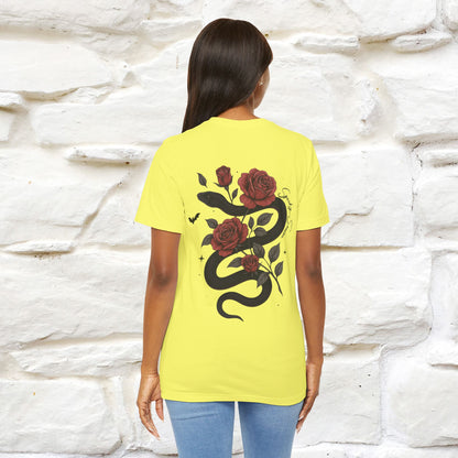 "The Rose and The Snake " Halloween T-shirt |Nunu&Miao Studio - Nunu&Miao Studio