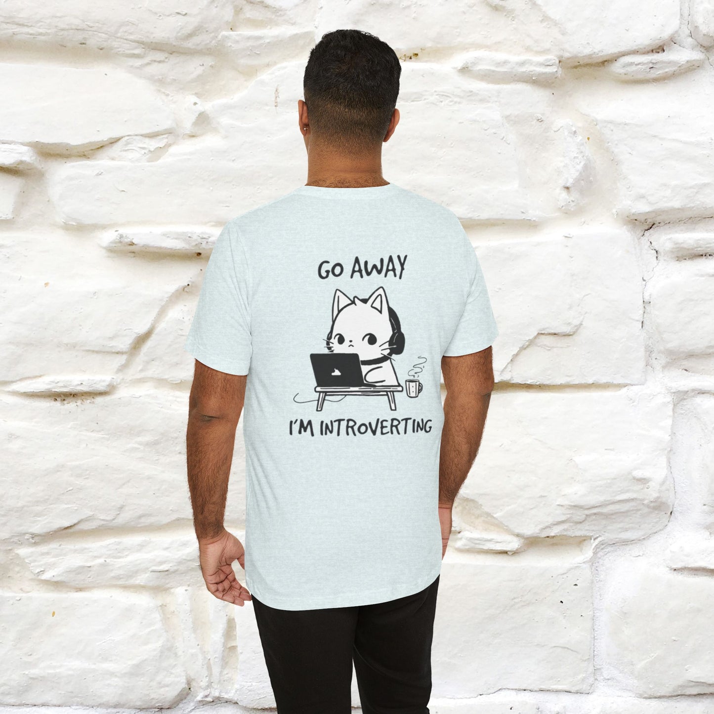 ''Go Away, I’m Introverting'' Cat T-Shirt | Nunu & Miao Studio - Nunu&Miao Studio
